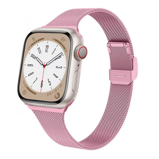 Smalle Milanese Band voor de Apple Watch